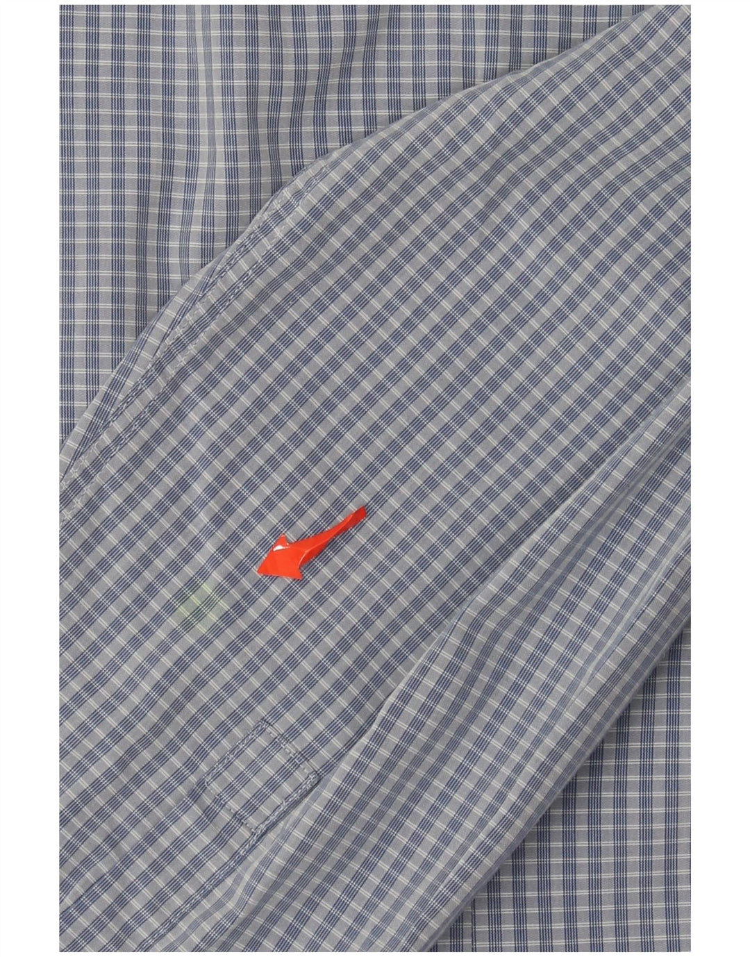 Calvin Klein Herren Slim Fit Hemd Größe 43 17 XL Blau kariert