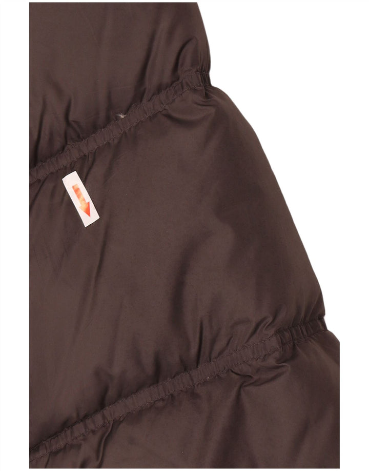Fila Damen Kapuzenmantel IT 44 Mittelgraues Nylon