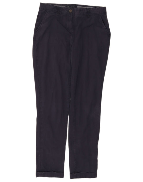 Crew Clothing Gerade Chino-Hose für Damen, UK 8, Größe S, W28, L29, Marineblau