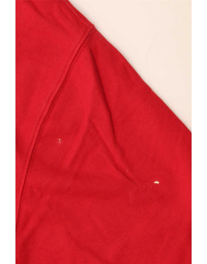 Gap Herren-Kapuzenpullover mit Grafik, mittelrote Baumwolle