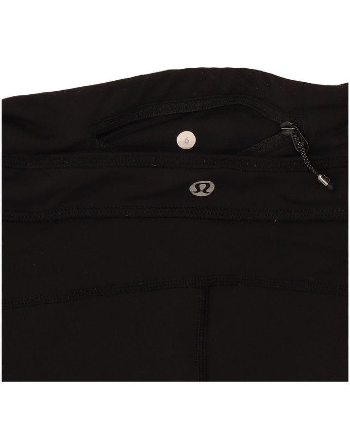 LULULEMON Damen Leggings US 6 Medium Schwarz