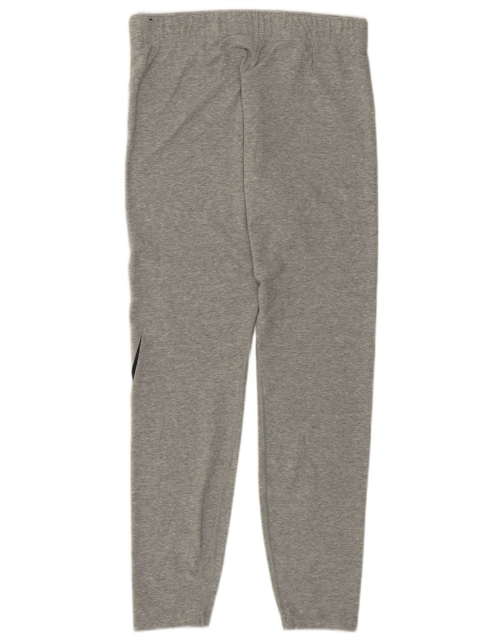 NIKE Damen Graphic Leggings UK 12 Mittelgraue Baumwolle
