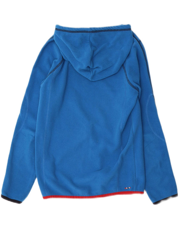 Napapijri Jungen-Fleecepullover mit grafischer Kapuze, 13–14 Jahre, Blau, Sport