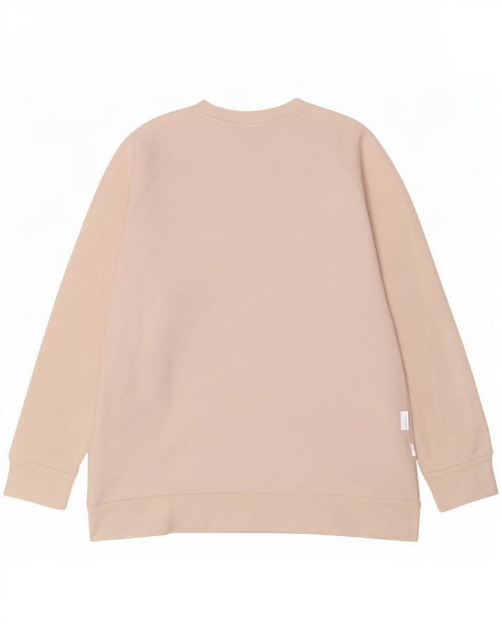 Adidas Damen Sweatshirt-Pullover aus mittelweißer Baumwolle