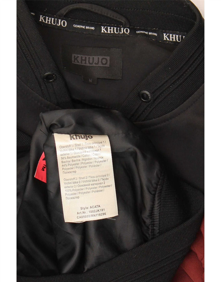 KHUJO Damen Bomberjacke mit lockerer Passform, UK 14, Mittel, mehrfarbig, Farbblock