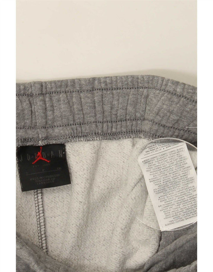 Jordan Herren-Sportshorts, Größe S, graue Baumwolle