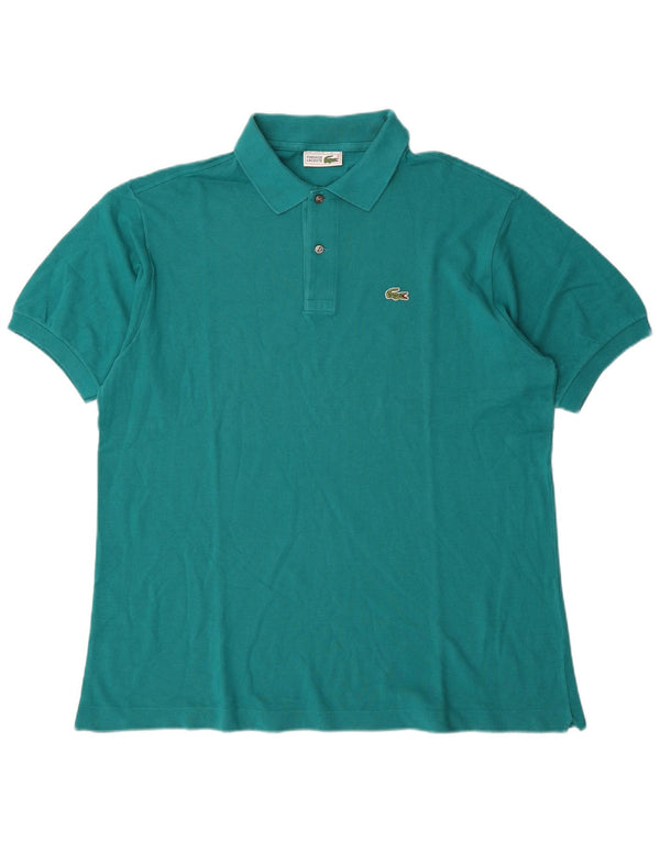 Lacoste Herren Poloshirt Größe 6 XL Grüne Baumwolle