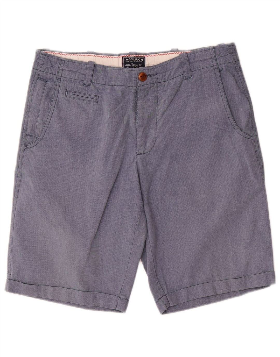 Woolrich Herren Chinoshorts W31 mittelblaue Baumwolle