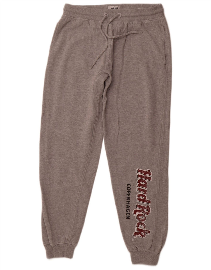 Hard Rock Damen Trainingshose Jogger UK 14 Mittelgraue Baumwolle