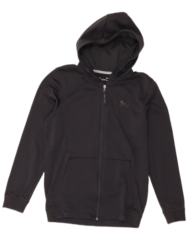 Under Armour Herren Cold Gear Graphic Zip Hoodie Pullover Small Schwarz