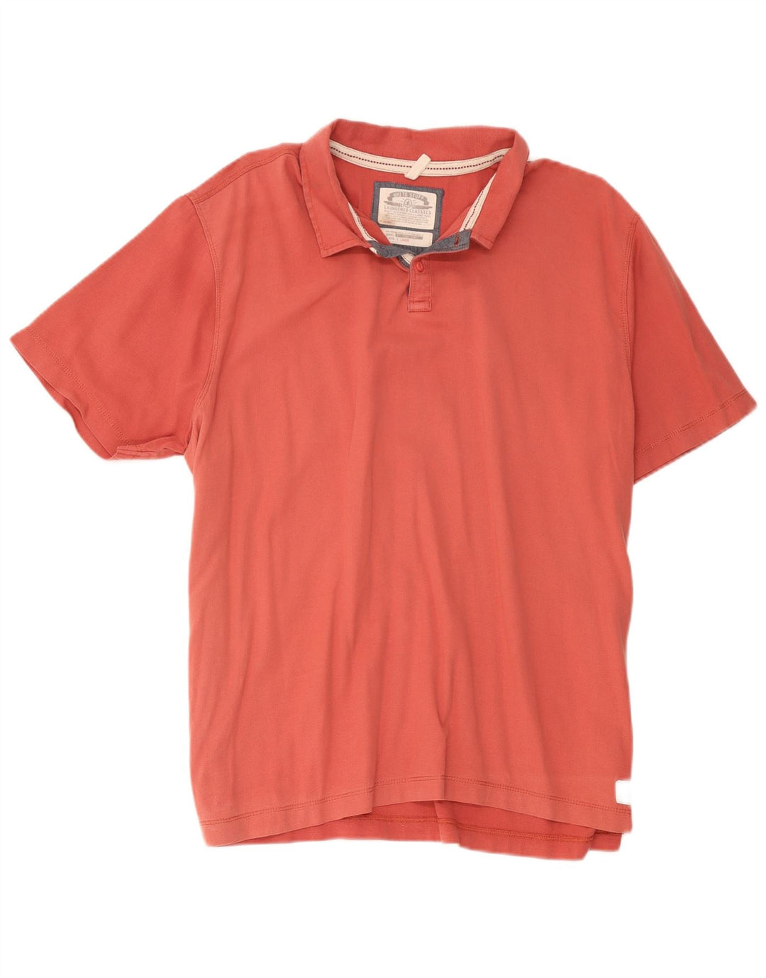 White Stuff Herren-Poloshirt XL, rote Baumwolle