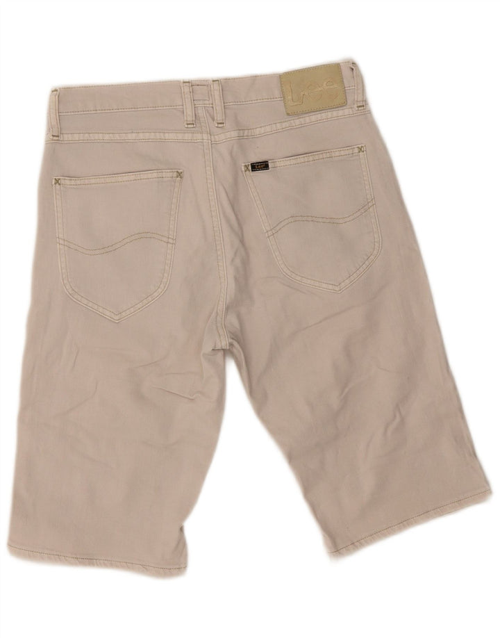Lee Herren Jeansshorts W30 Mittelbeige Baumwolle
