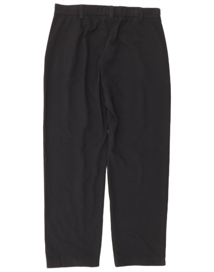 Marks & Spencer Damen Reguläre Anzughose UK 14 Medium W32 L29 Schwarz