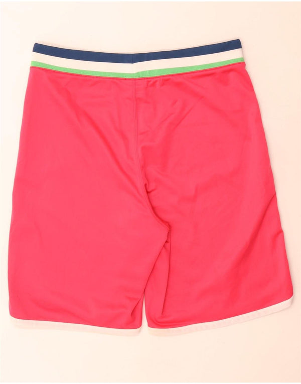 Converse Damen Sportshorts UK 14, groß, rosa gestreift, Polyester