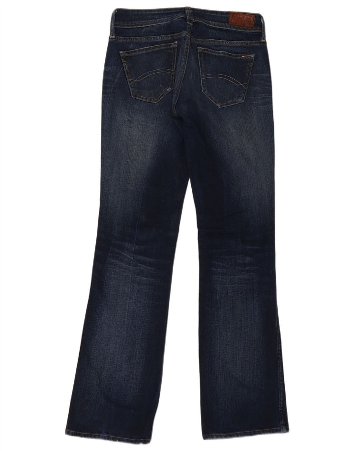 Tommy Hilfiger Damen Bootcut Jeans W29 L32 Marineblau Baumwolle