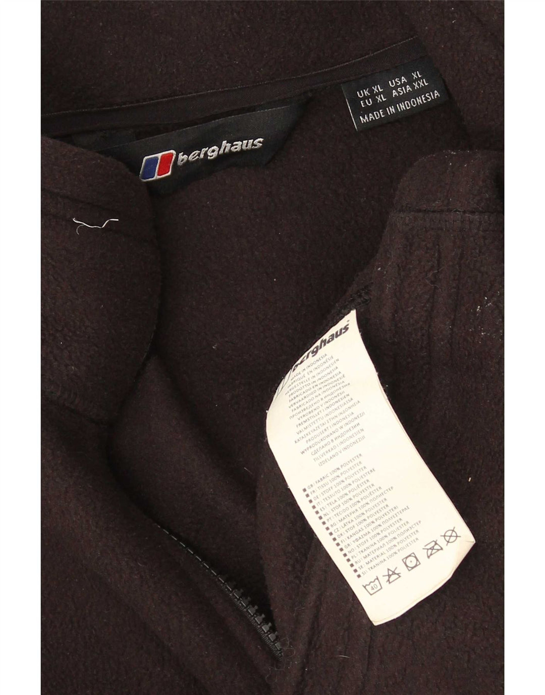 Berghaus Herren Fleecejacke UK 42 XL Schwarz Polyester