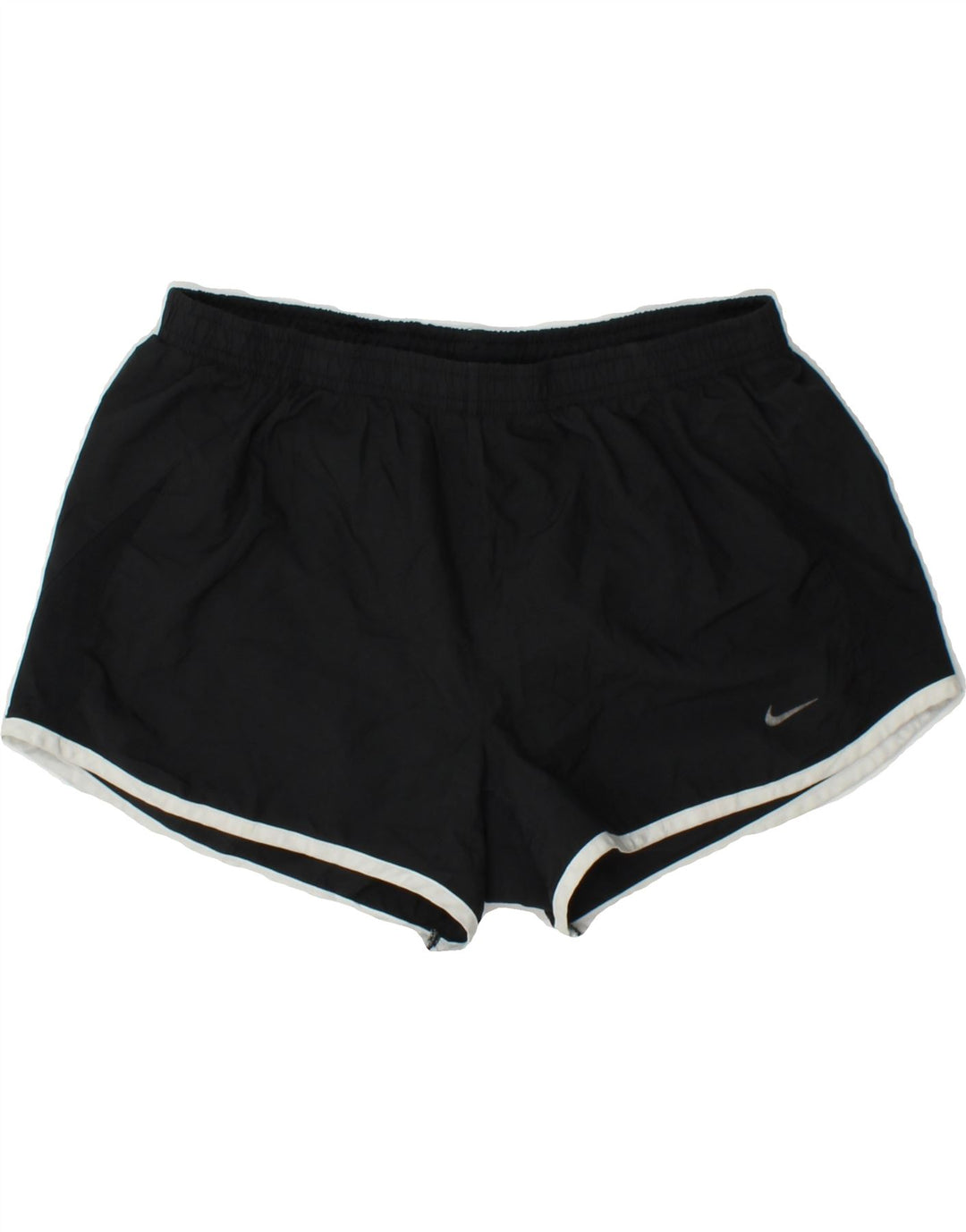 NIKE Womens Sport Shorts UK 14 Medium  Black Polyester Vintage Nike and Second-Hand Nike from Messina Hembry 