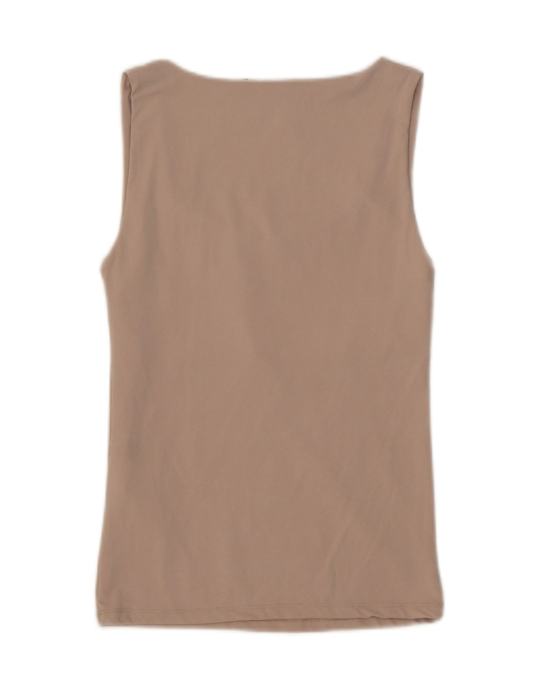 Zara Damen Weste Top UK 12 Medium Beige Polyamid