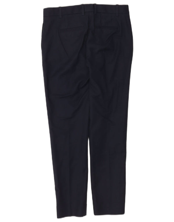 Gap Damen Slim Fit Cropped-Hose US 0 XS W28 L26 Marineblaue Baumwolle
