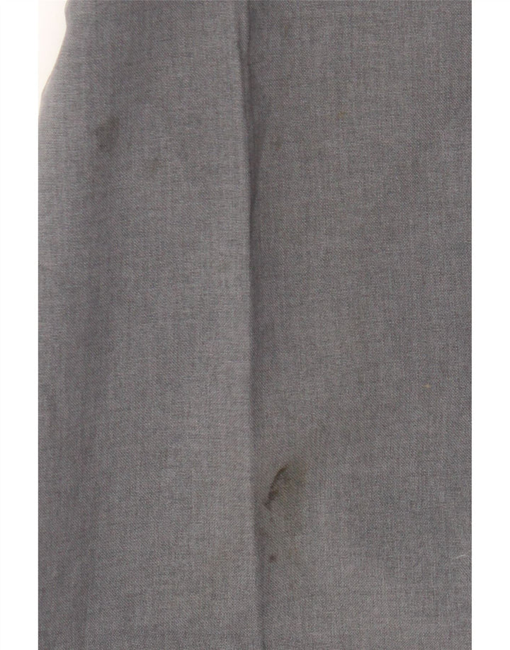 Farah Herren-Freizeithose, gerade, W34, L27, Grau, Polyester