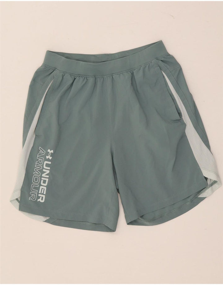 Under Armour Herren-Sportshorts mit Grafik, Mittelgrün, Farbblock