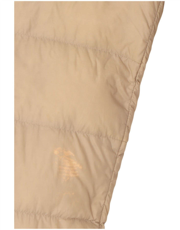 Calvin Klein Damen Wattierte Jacke UK 14 Medium Beige Nylon