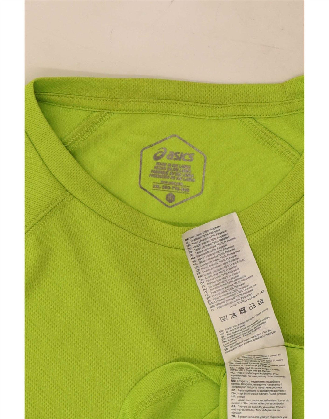 Asics Herren T-Shirt Top 2XL Grün Polyester