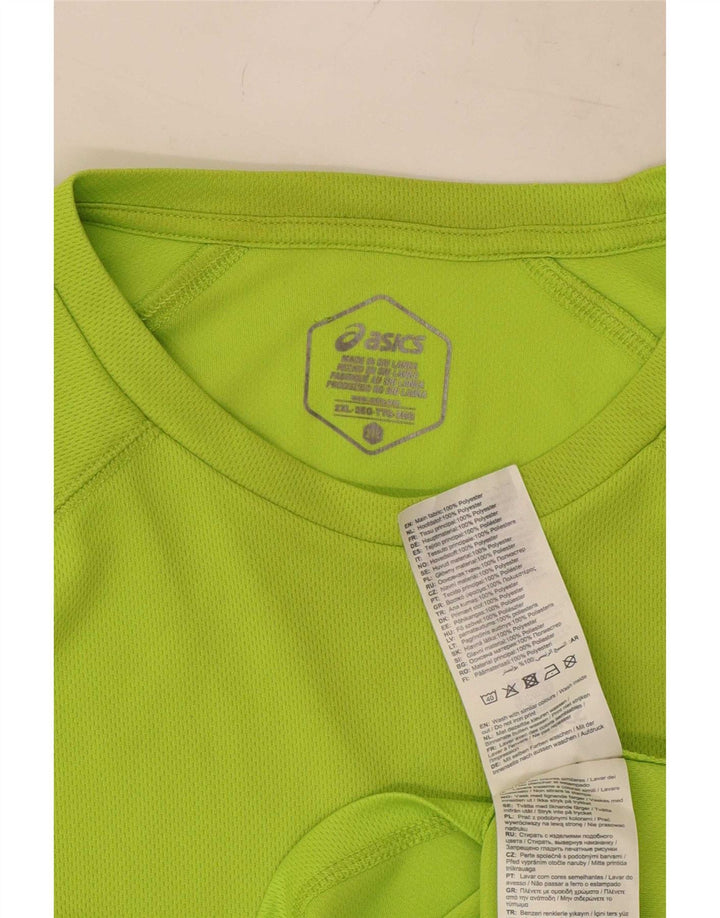 Asics Herren T-Shirt Top 2XL Grün Polyester