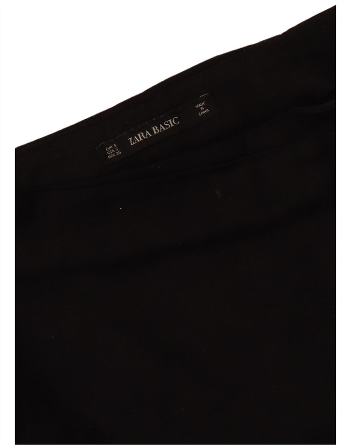 Zara Damen Casual Shorts Small W26 Schwarz