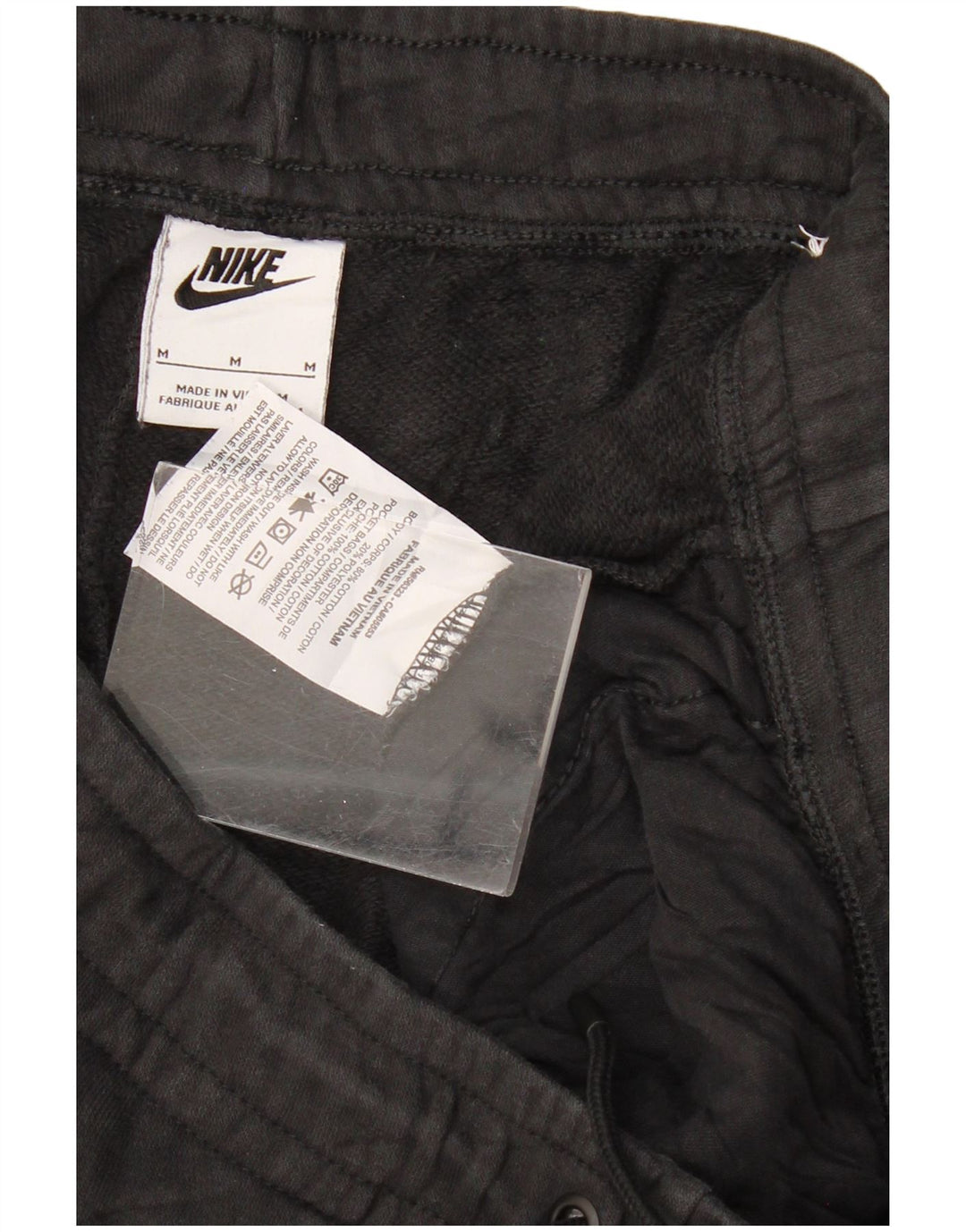 NIKE Damen-Trainingshose, Jogginghose, UK 14, mittelschwarz, Baumwolle