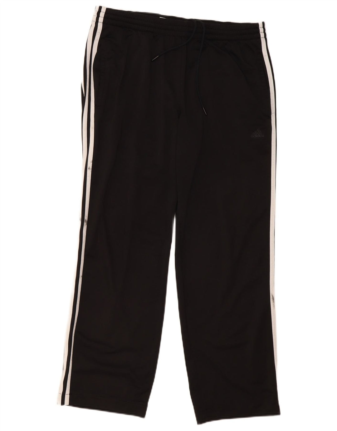 Adidas Herren-Trainingshose, groß, aus schwarzem Polyester