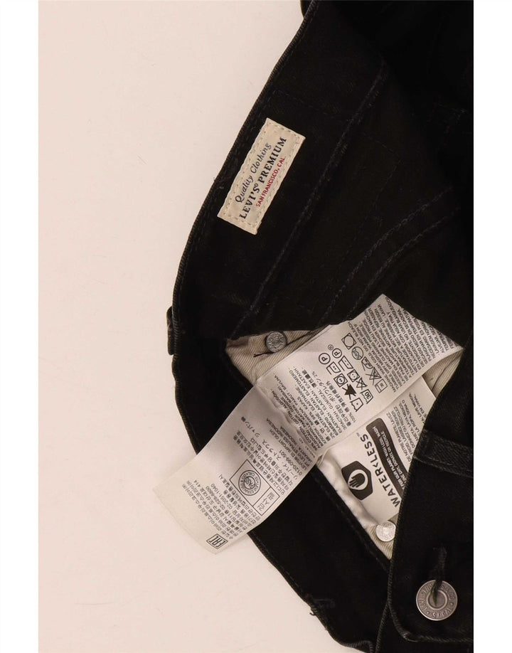 Levi's Damen Slim Jeans W30 L30 schwarze Baumwolle