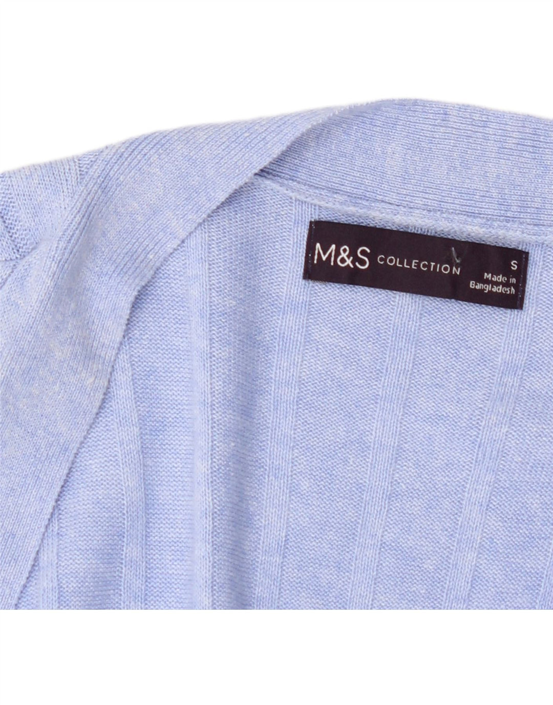 MARKS & SPENCER Womens Longline Open Cardigan Sweater UK 10 Small Purple Vintage Marks & Spencer and Second-Hand Marks & Spencer from Messina Hembry 