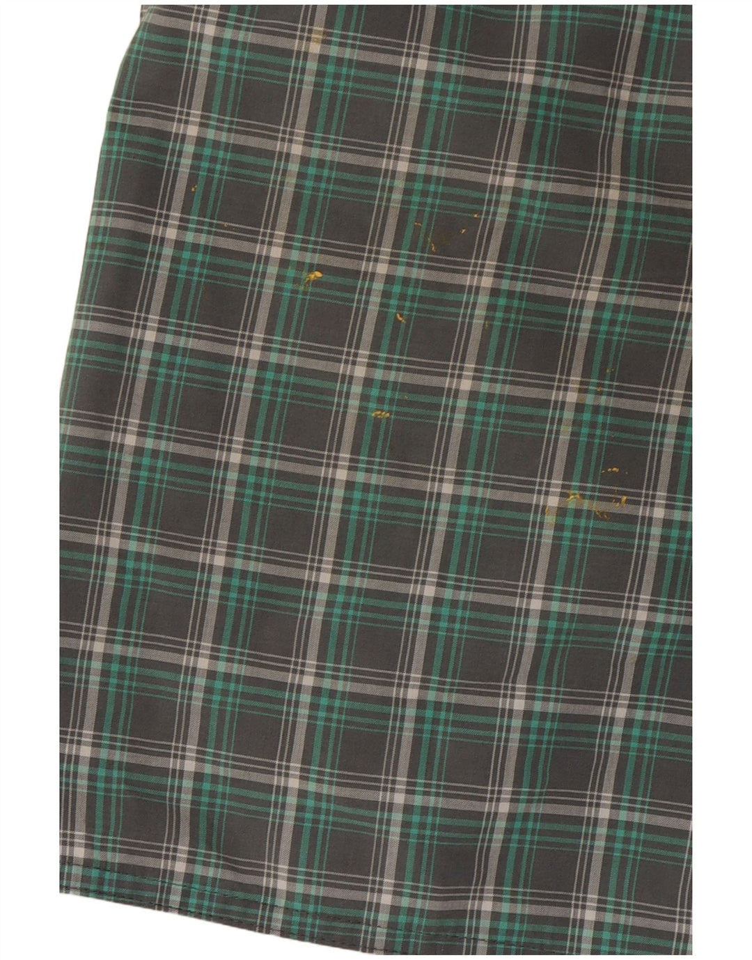 Adidas Herren-Badeshorts, mittelgrün, kariert, Polyester