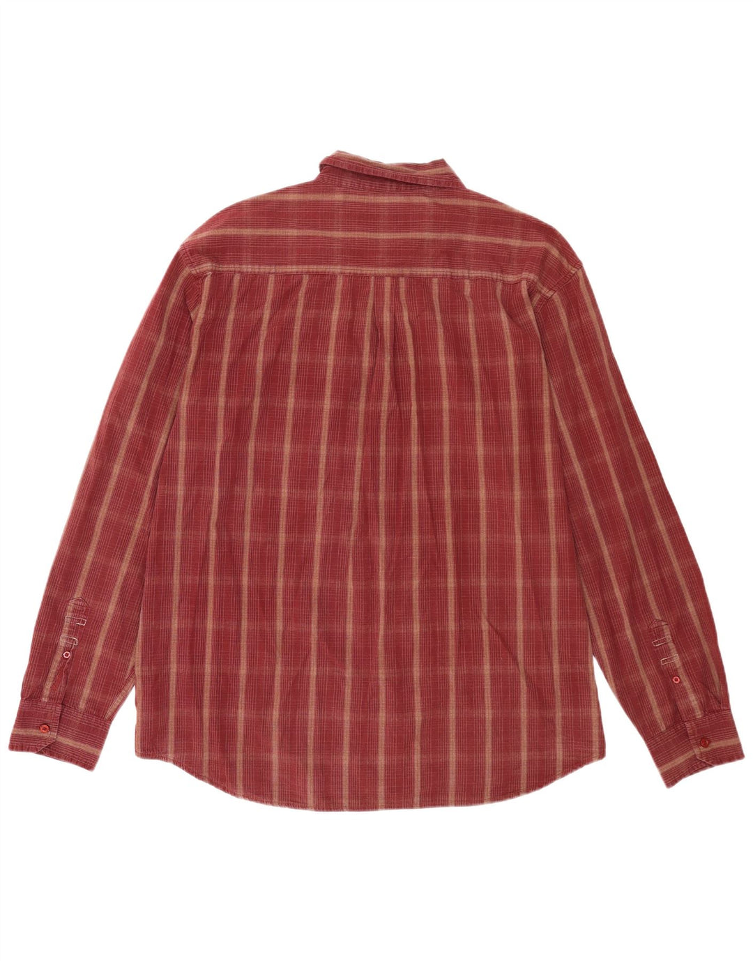 Wrangler Herrenhemd 2XL, kastanienbraun, kariert, Baumwolle