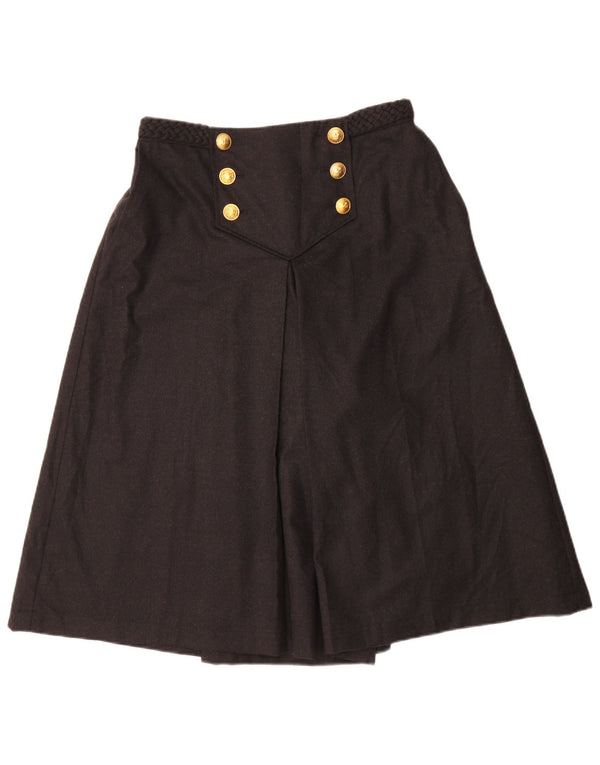 Rena Lange Damen Cullotes Casual Shorts UK 16 Large W30 Schwarze Schurwolle