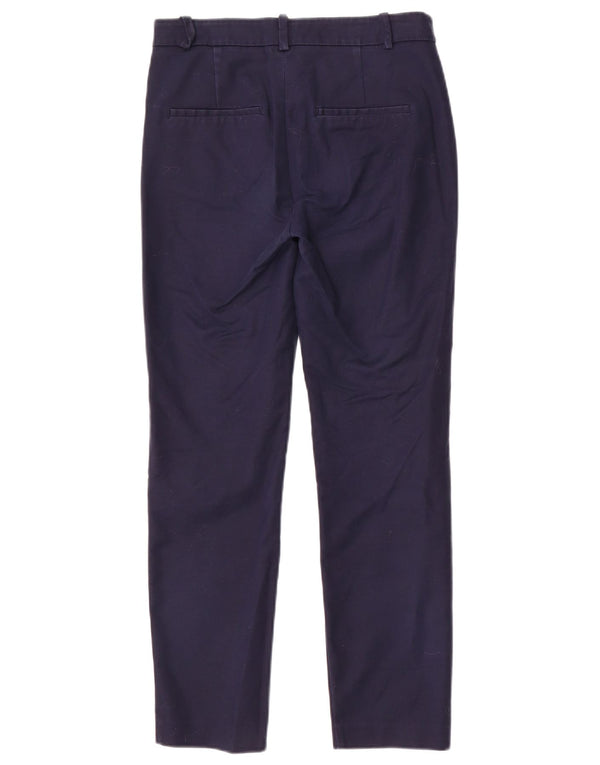 Zara Slim Chino-Hose für Damen, EU 34, 2XS, W24, L26, Marineblau, Baumwolle