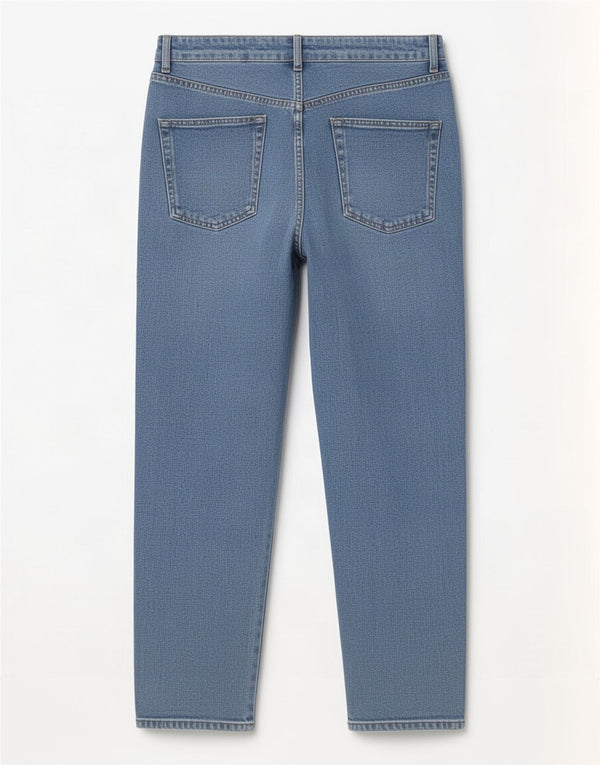 Topshop Womens Mom High Waist Tapered Jeans W32 L24 Blue Cotton