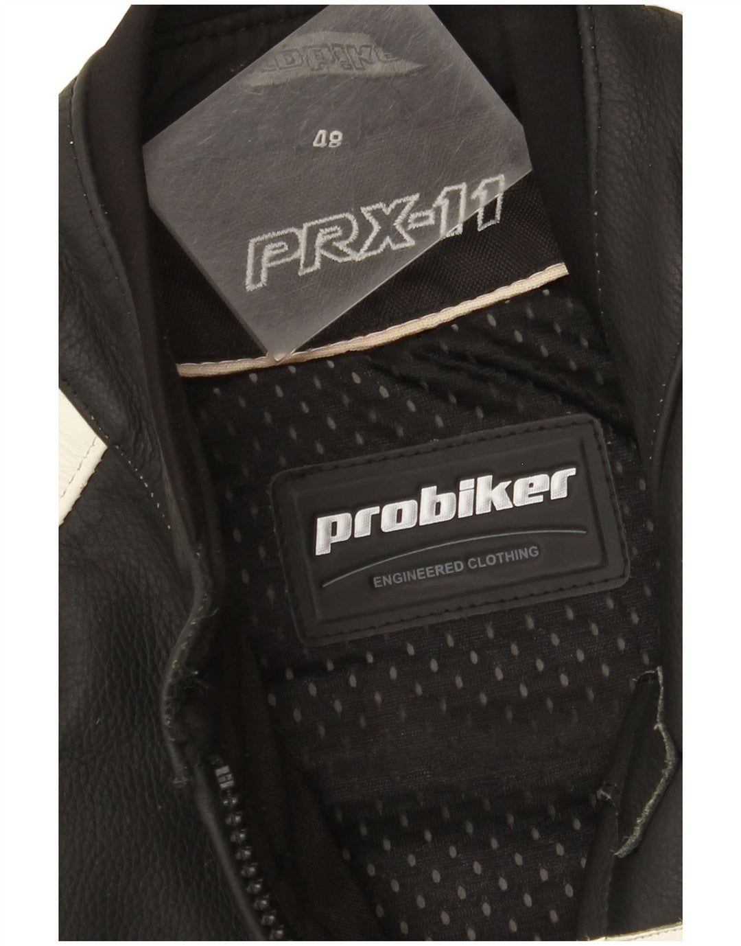 Probiker Herren Graphic Racer Jacke IT 48 Medium Black Colourblock