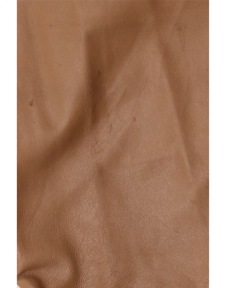 Conbipel Damen Bootcut-Lederhose IT 46 Large W34 L32 Beige