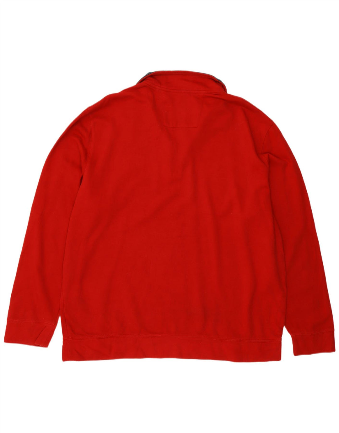 Nautica Herren-Sweatshirt mit Reißverschluss am Hals, 2XL, Rot