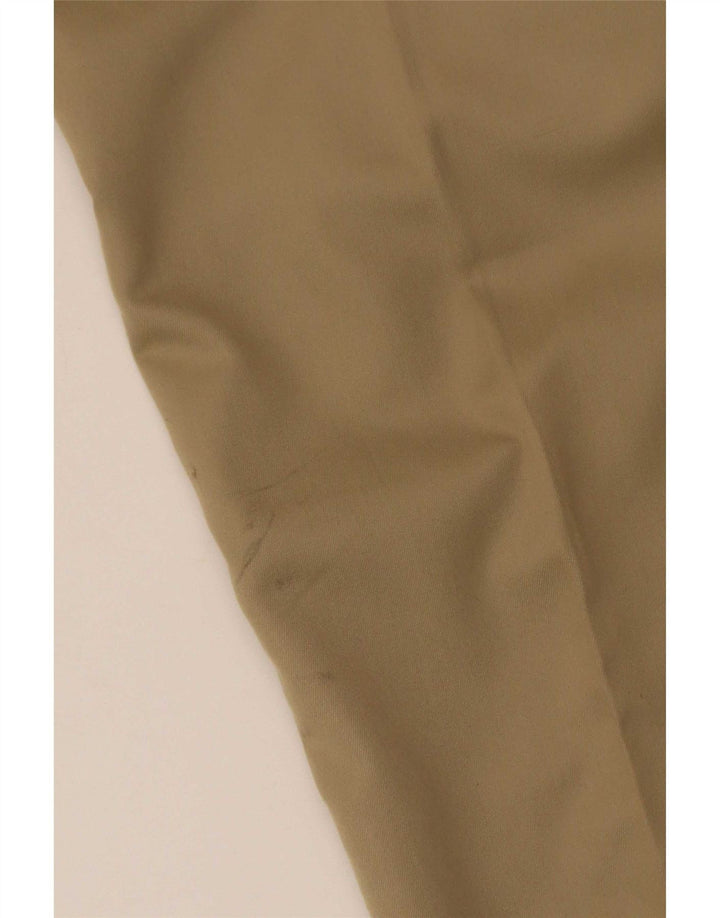 Vintage Herren-Chinohose mit Klammern, W32, L28, Beige