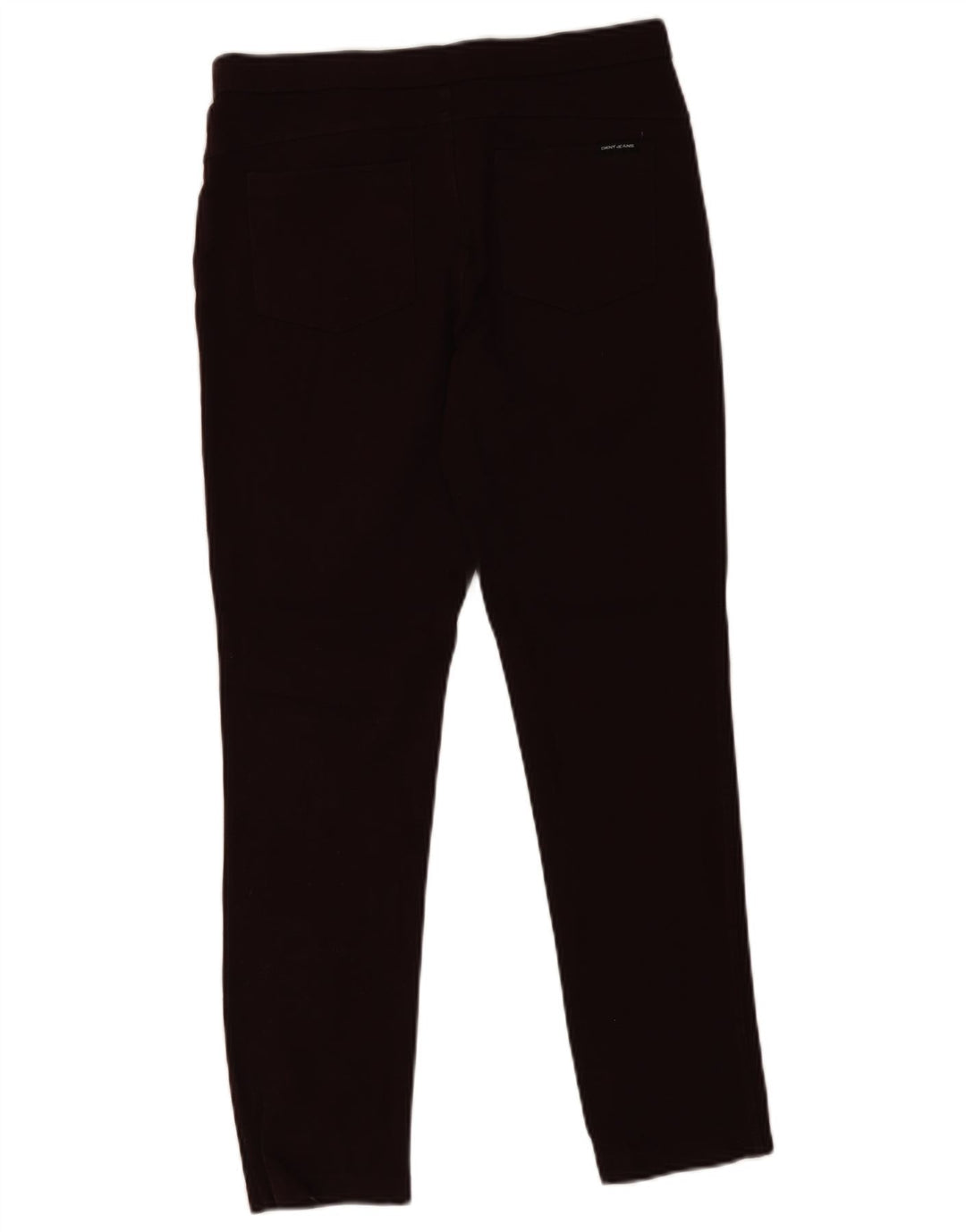 Dkny Damen-Leggings UK 14 Mittelbordeauxfarbene Viskose