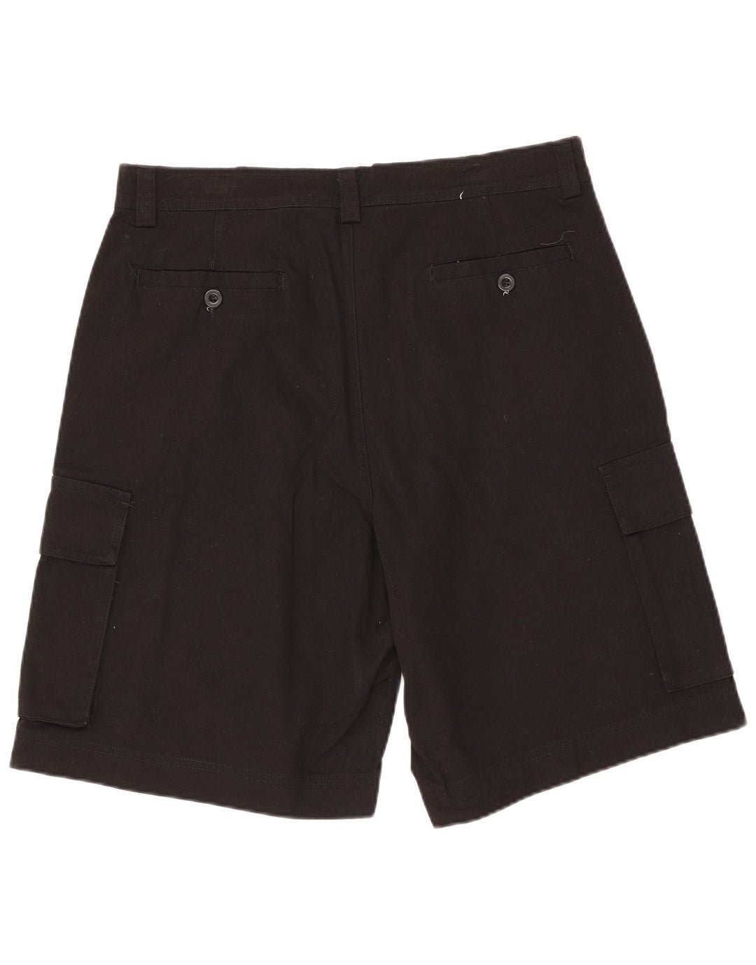 Reebok Herren Cargo Shorts Large W34 Schwarz Baumwolle