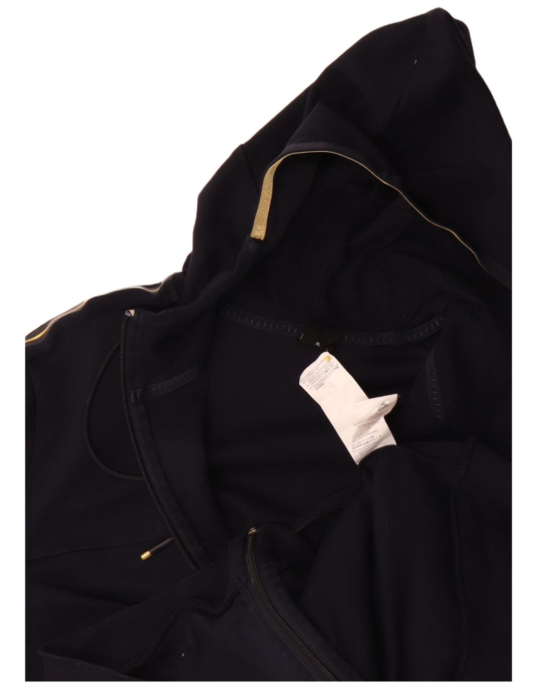 Hugo Boss Herren-Kapuzenpullover mit Reißverschluss, XL, Marineblau, moderne Baumwolle