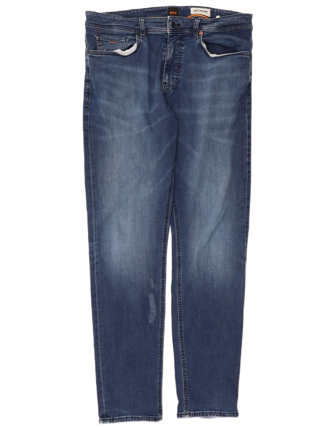 Hugo Boss Damen Soft Motion Slim Jeans W36 L34 Blaue Baumwolle
