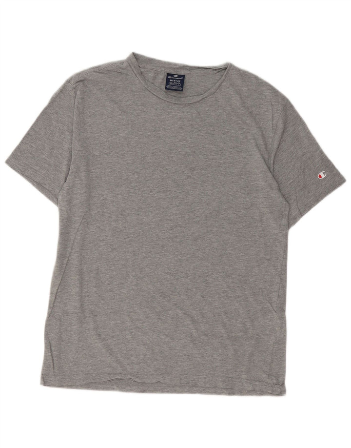 Adidas Herren T-Shirt Top Mittelgrau gefleckte Baumwolle