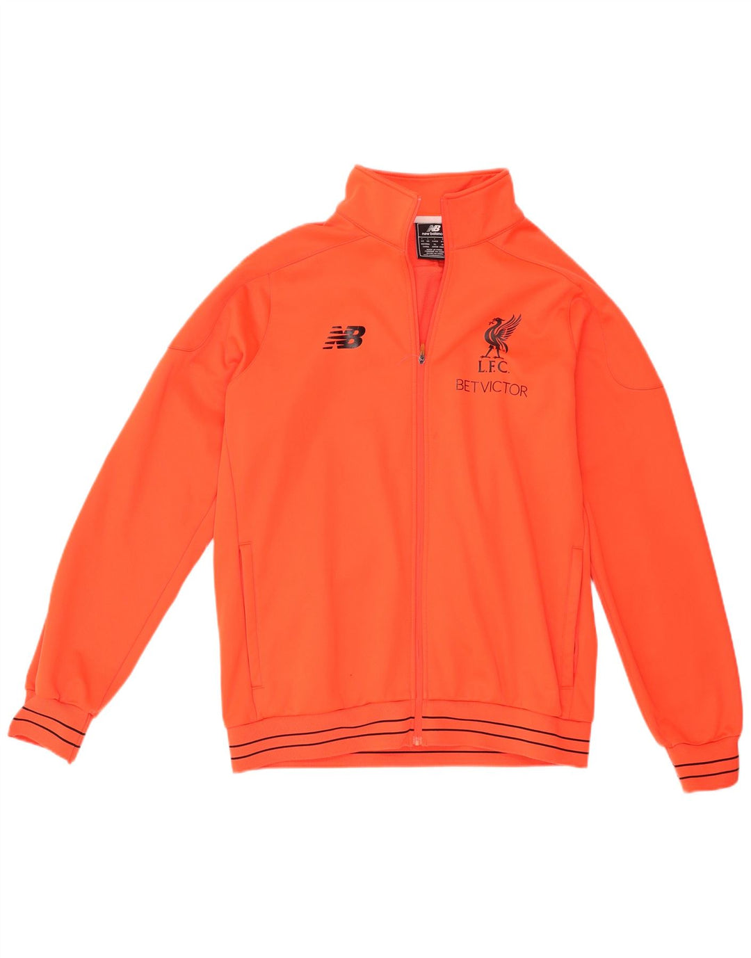 New Balance Herren Liverpool Graphic Trainingsanzug-Oberteil, Jacke, Größe L, Orange