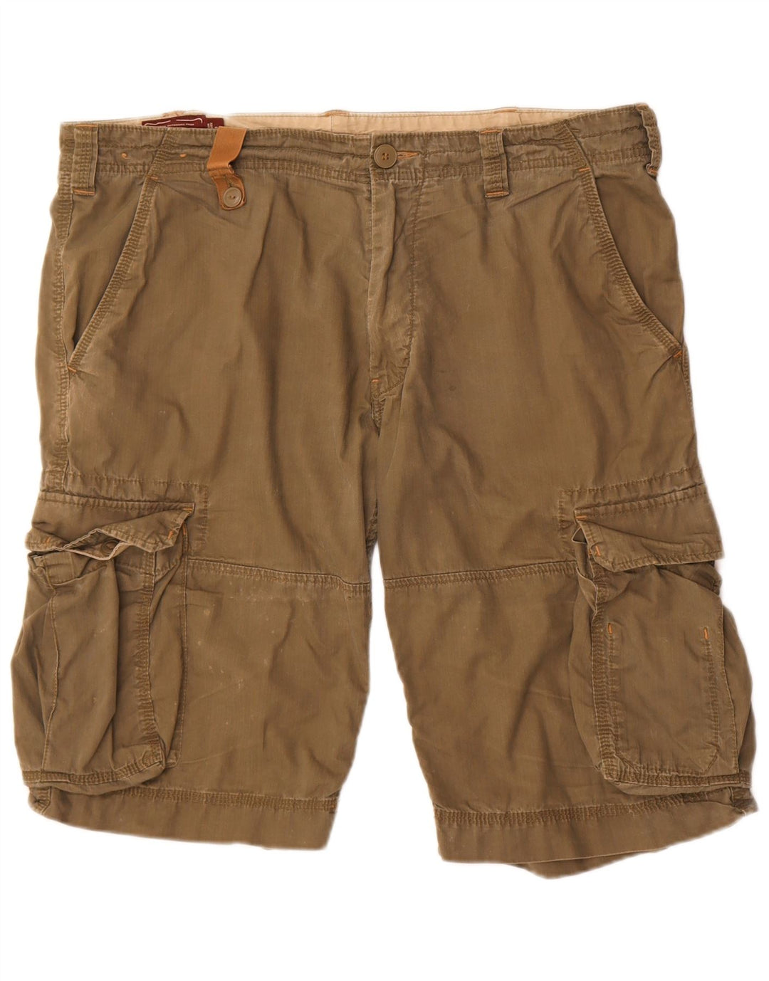 Marlboro Classics Herren Cargoshorts W38 XL Khaki Baumwolle