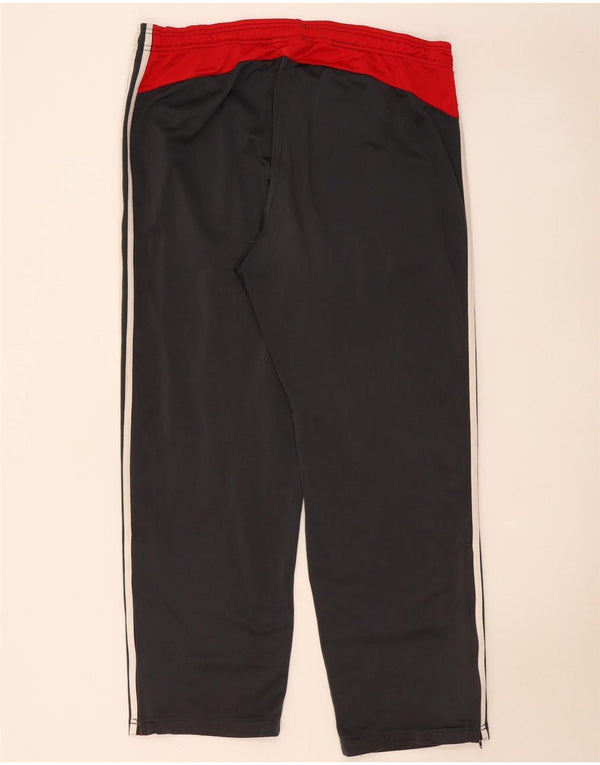 Adidas Herren-Trainingshose UK 48/50 XL Graues Colourblock-Polyester